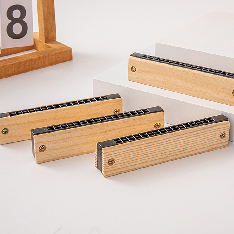 Musical Instrument Diy For Kids - 1 szt. Drewniana Harmonijka DIY 16