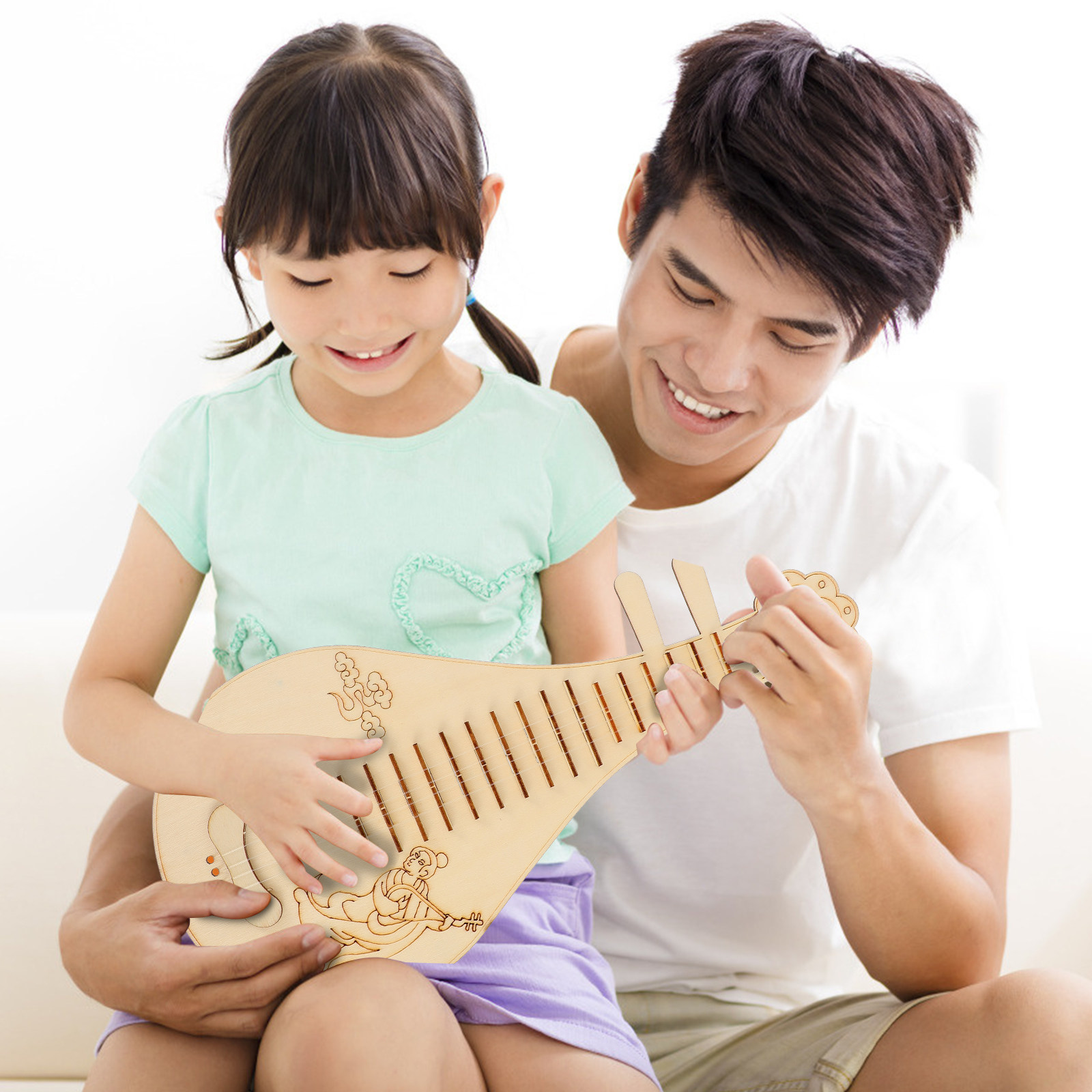 Musical Instrument Diy For Kids - 3 sztuki – drewniany instrument muzyczny