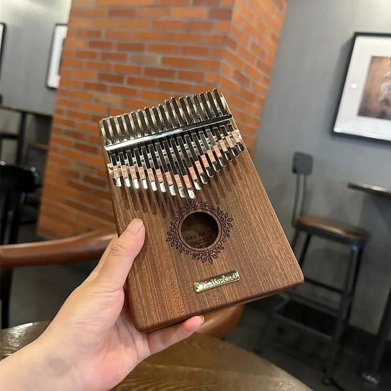 Musical Instrument Of Keyboard - Drewniana Kalimba przenośna dzieci początkująca praktyka