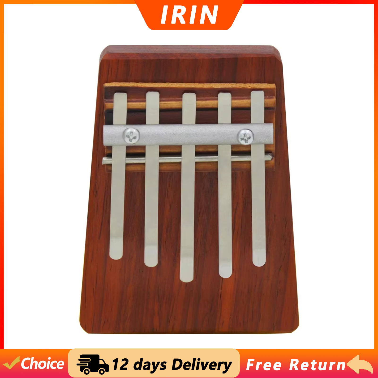 Musical Instrument Of Keyboard - IRIN Kalimba 5-tonowe pianino kciukowe, profesjonalny