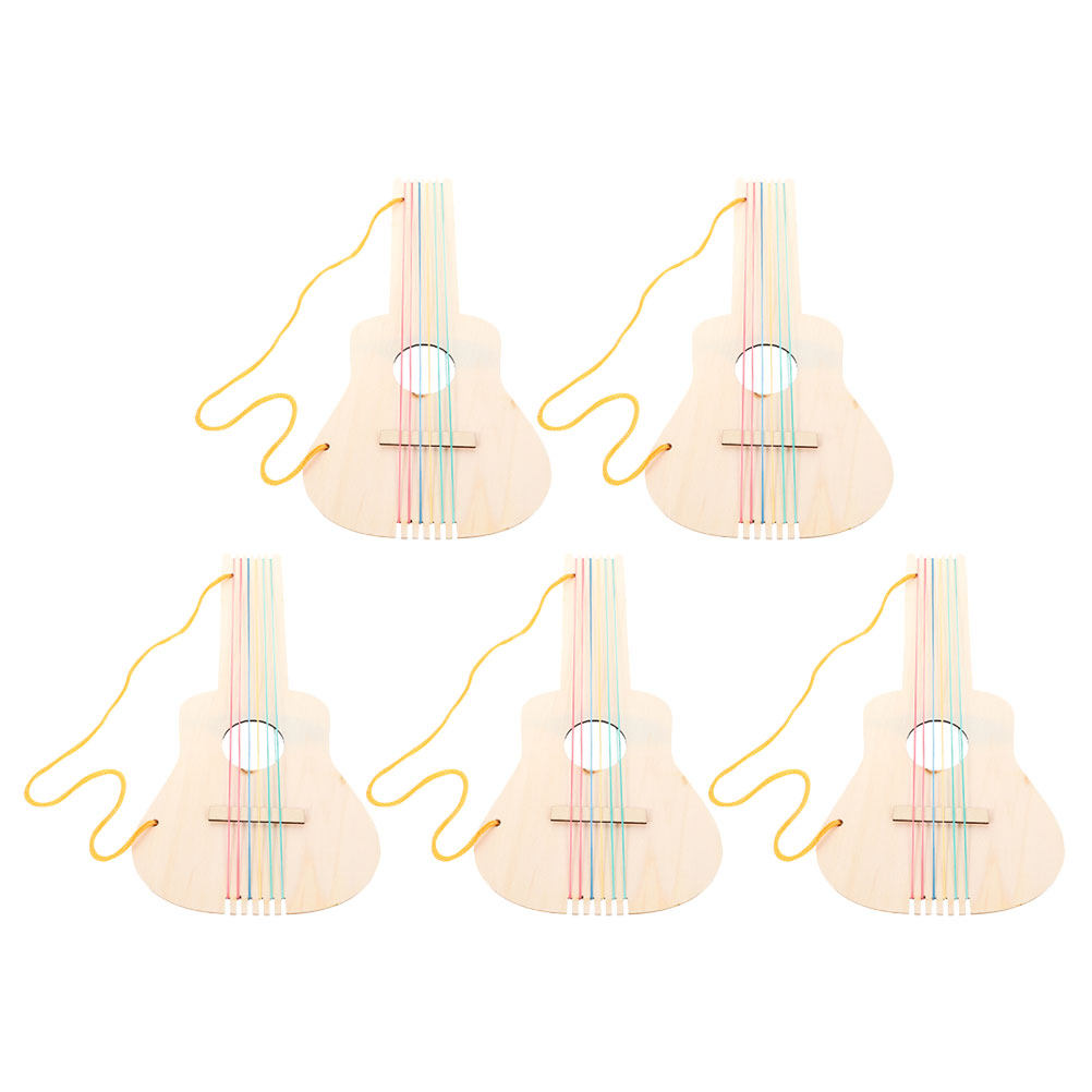 Musical Instrument Diy For Kids - 5 sztuk – drewniane, nieobrobione elementy