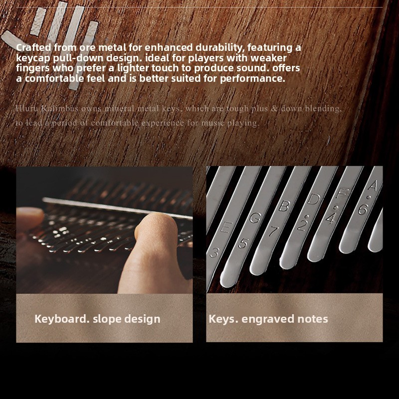 Kalimba klasy B z perforacją n – Musical Instrument Band recenzja i cena