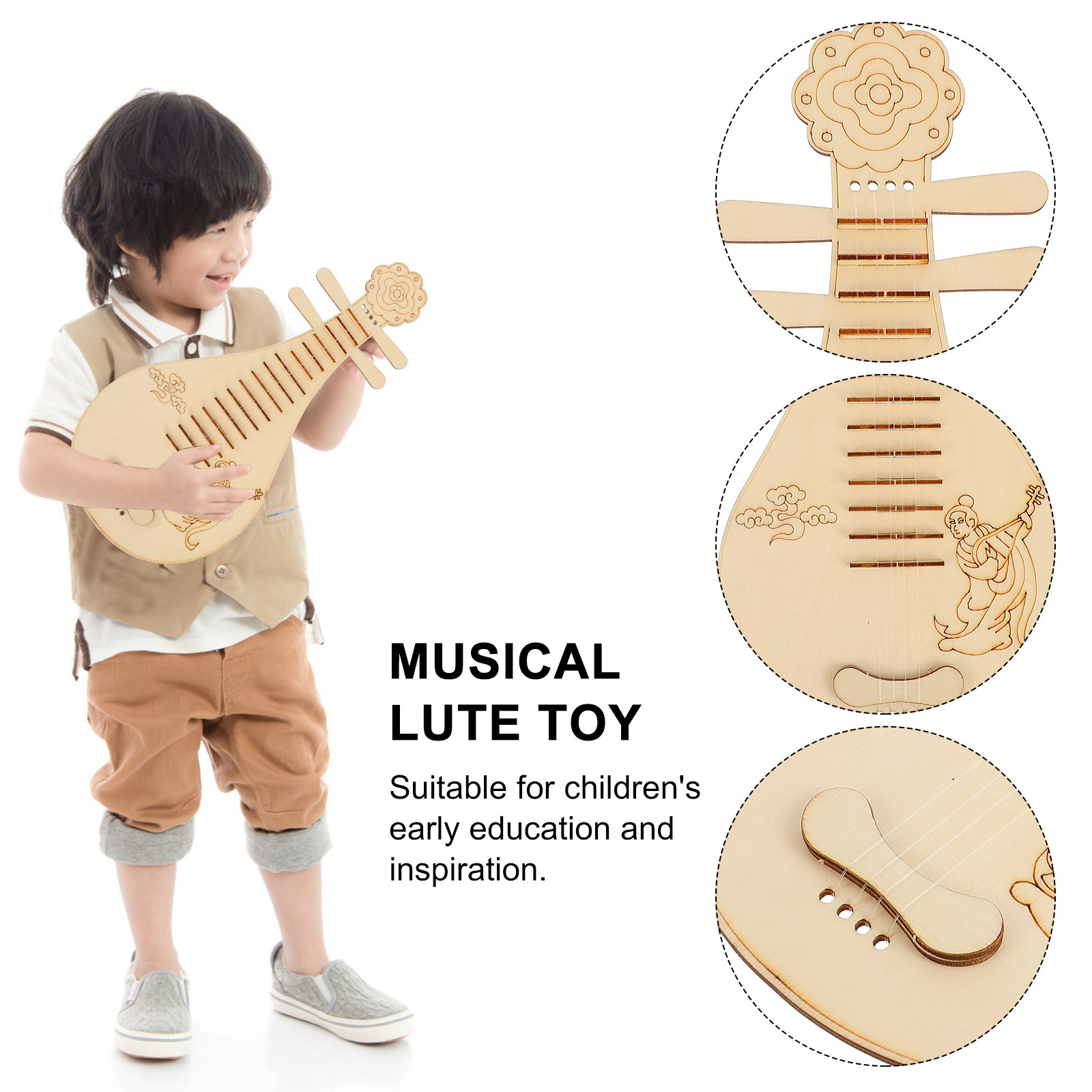 Zestaw do tworzenia lutni dla  – Musical Instrument Diy For Kids recenzja i cena
