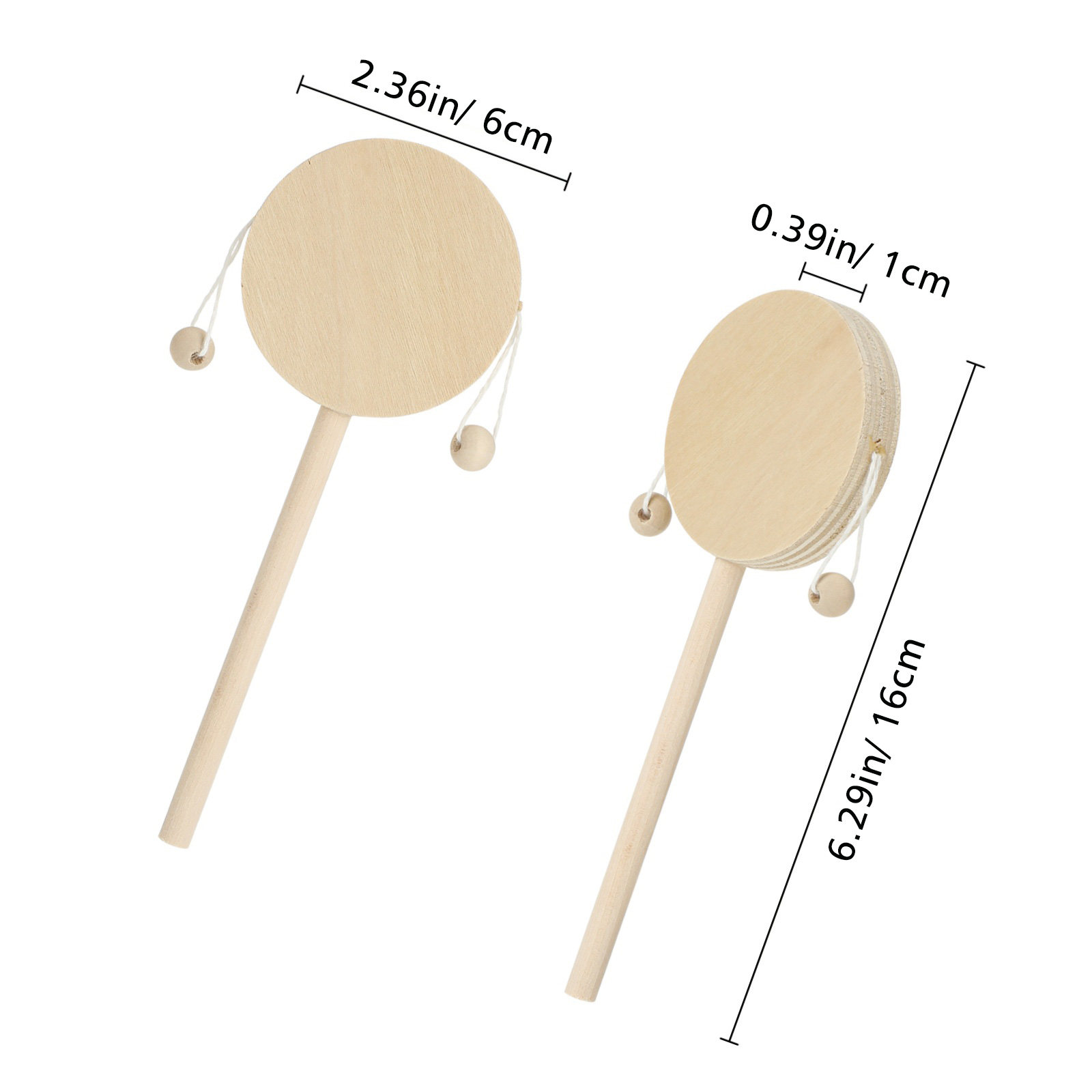 1 zestaw drewnianych bębnów do – Musical Instrument Diy For Kids recenzja i cena