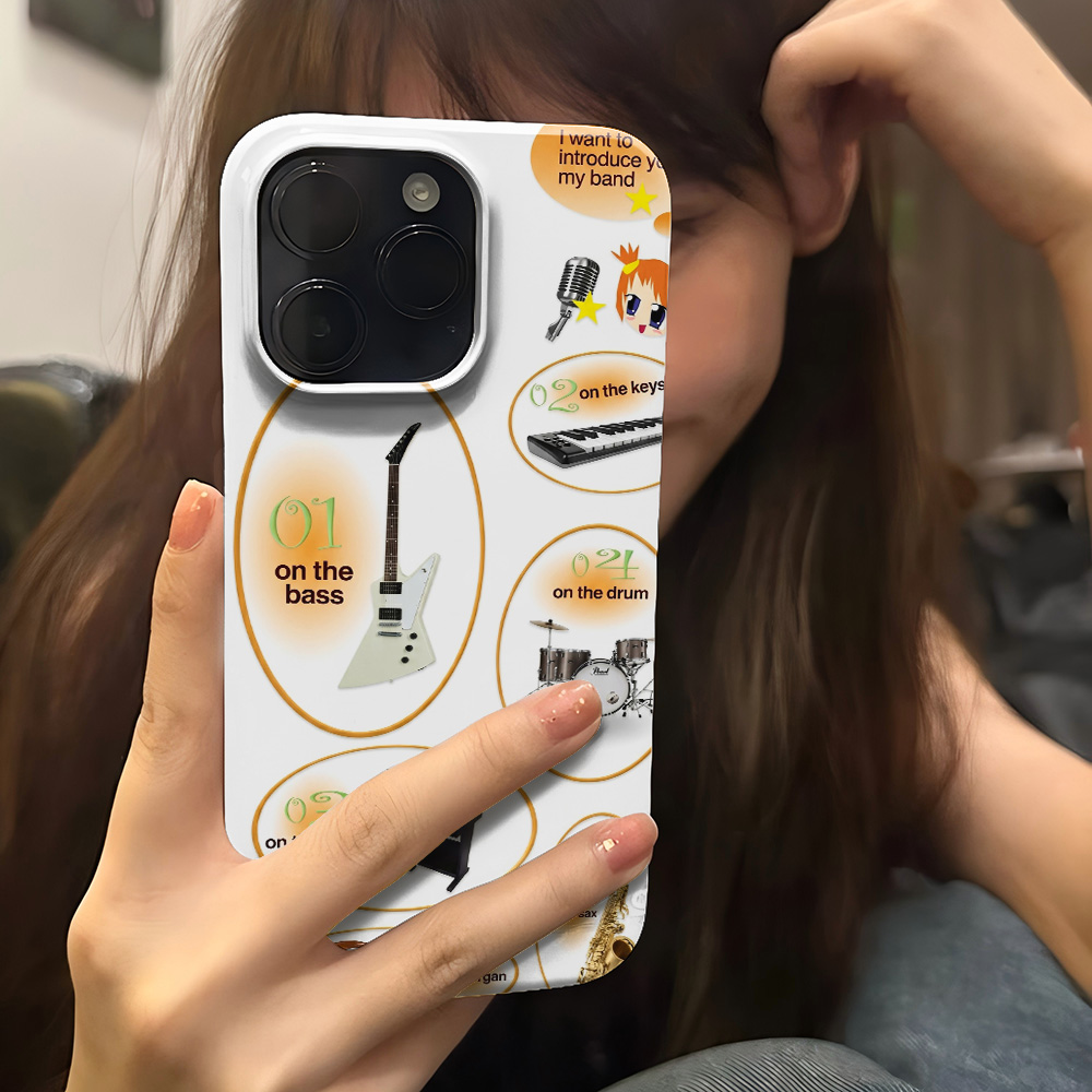 Etui na telefon z motywem anim – Musical Instruments List recenzja i cena