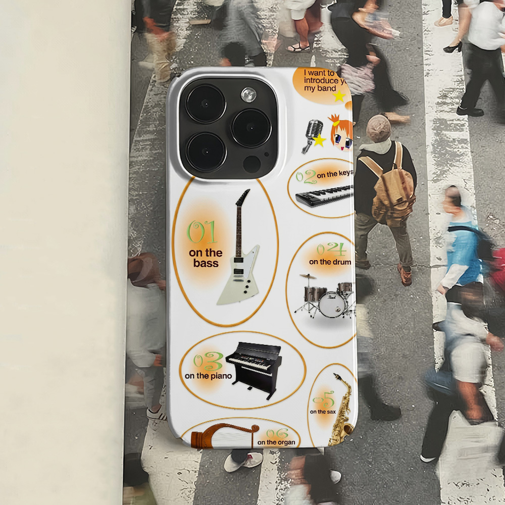 Etui na telefon z motywem anim – Musical Instruments List recenzja i cena