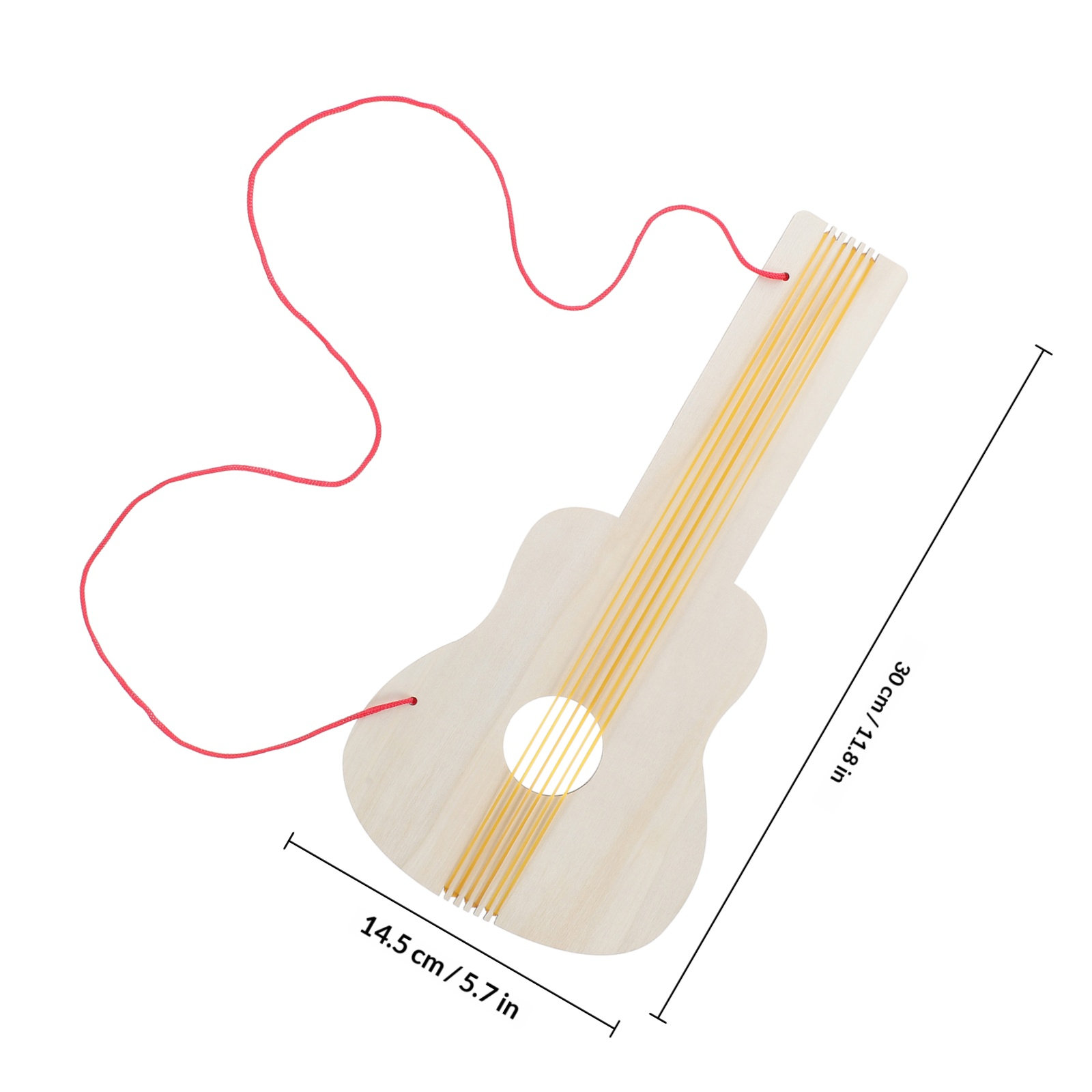 4 szt. Drewniana gitara dla dz – Musical Instrument Diy For Kids recenzja i cena