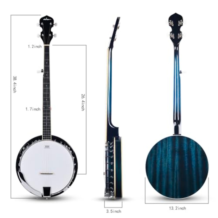 Zestaw banjo 5-strunowego pełn – Banjo 5 String Open recenzja i cena
