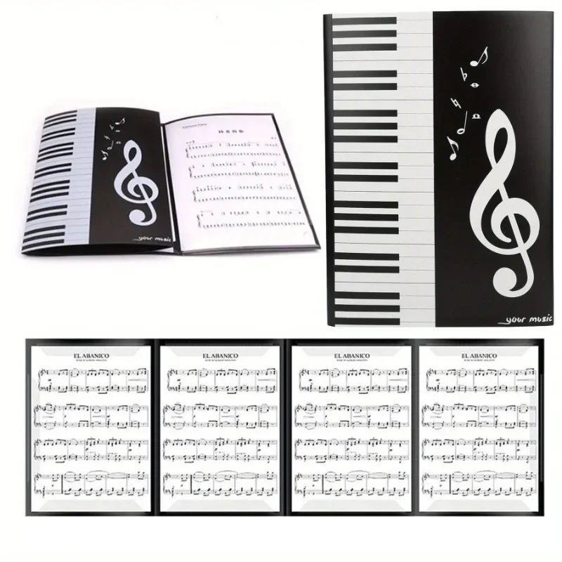 4-stronicowy rozwiń folder muz – Musical Instruments List recenzja i cena